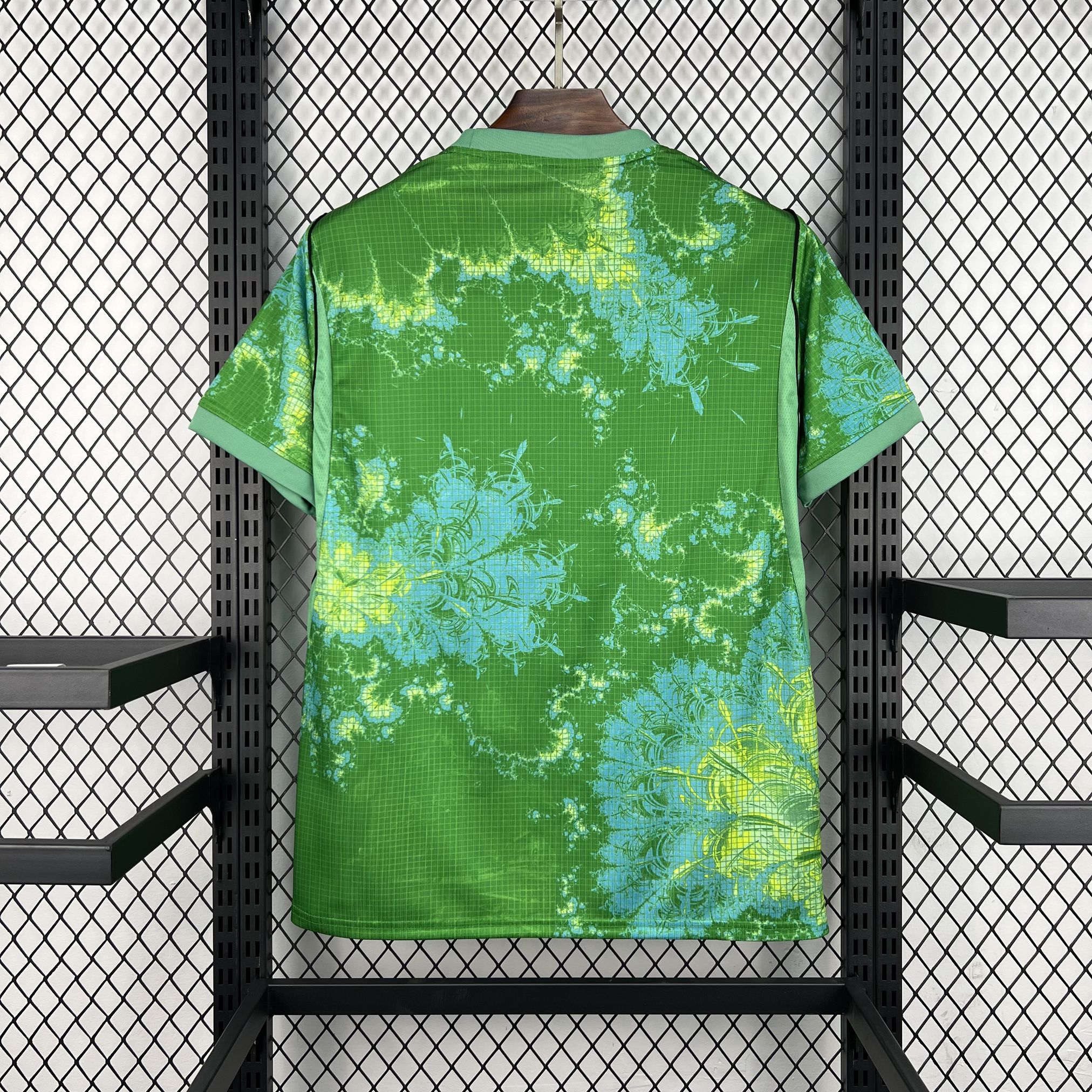 Camiseta de portero de Países Bajos Mundial 2026 en verde - vista trasera