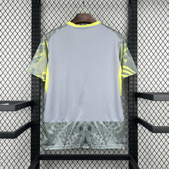 Camiseta portero Portugal 2026 gris y amarillo - vista trasera