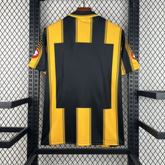 Camiseta retro Real Zaragoza segunda equipación 03/04 amarilla y negra - vista trasera