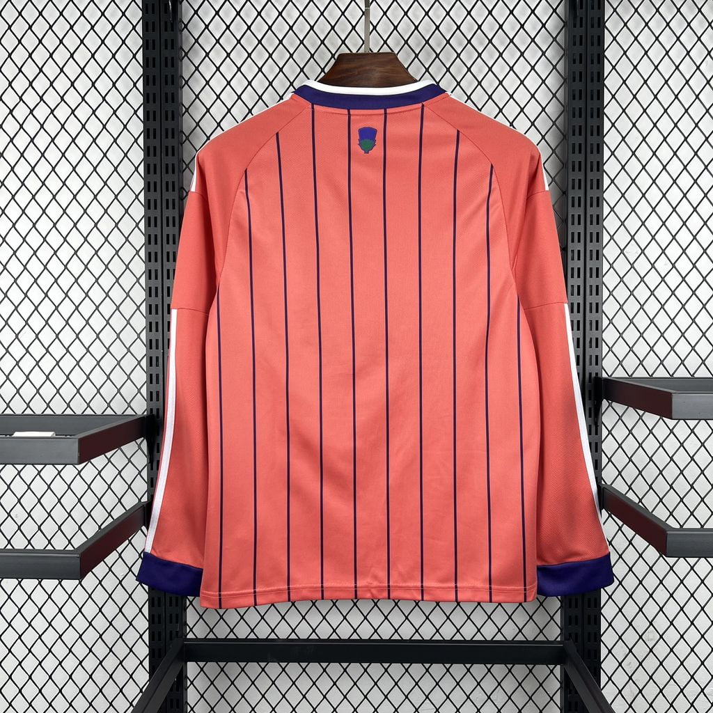 Camiseta Escocia segunda equipación 2026 manga larga coral - vista trasera