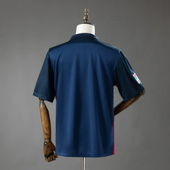 Camiseta retro Atlético de Madrid 15/16, espalda lisa azul marino - vista trasera