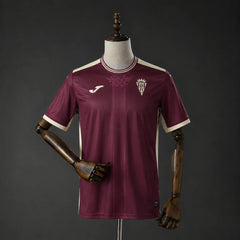 Camiseta Córdoba tercera equipación 26/27 granate y crema - vista frontal