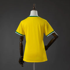 Camiseta Internacional edición especial amarilla 26/27 mujer - vista trasera