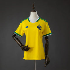 Camiseta Flamengo equipación especial amarilla 26/27 mujer - vista frontal