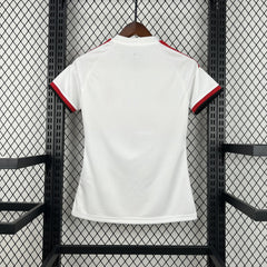 Camiseta Flamengo segunda equipación 26/27 mujer blanca - vista trasera