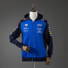 Chaqueta con capucha y cremallera de la escudería Red Bull Racing 2026 - vista frontal