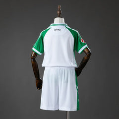 Conjunto infantil Real Betis primera equipación 26/27 espalda blanca lisa - vista trasera