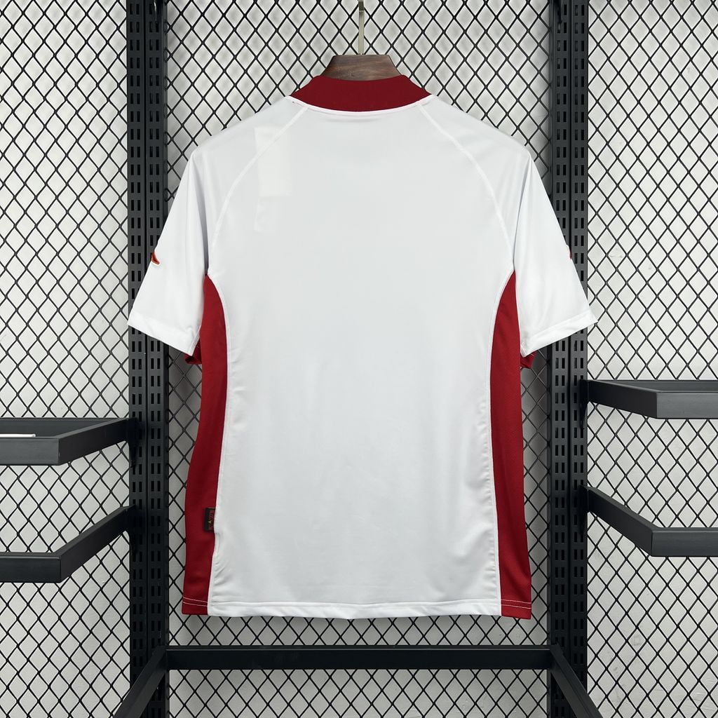 Camiseta retro AS Roma segunda equipación 01/02 - vista trasera