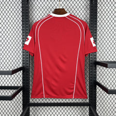 Camiseta retro Real Zaragoza segunda equipación 04/05 roja - vista trasera