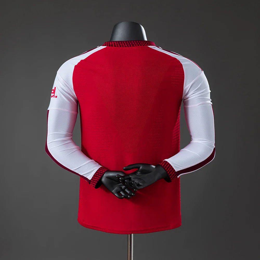Camiseta Arsenal 26/27 manga larga versión jugador - vista trasera