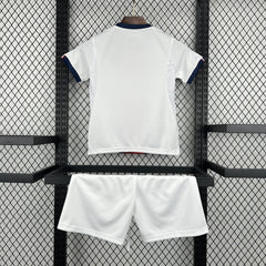 Conjunto infantil blanco del Paris Saint-Germain segunda equipación 26/27 - vista trasera