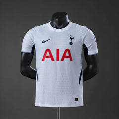 Camiseta Tottenham primera equipación 26/27 versión jugador blanca con costados azul marino - vista frontal