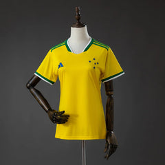 Camiseta Cruzeiro edición especial amarilla 26/27 mujer - vista frontal