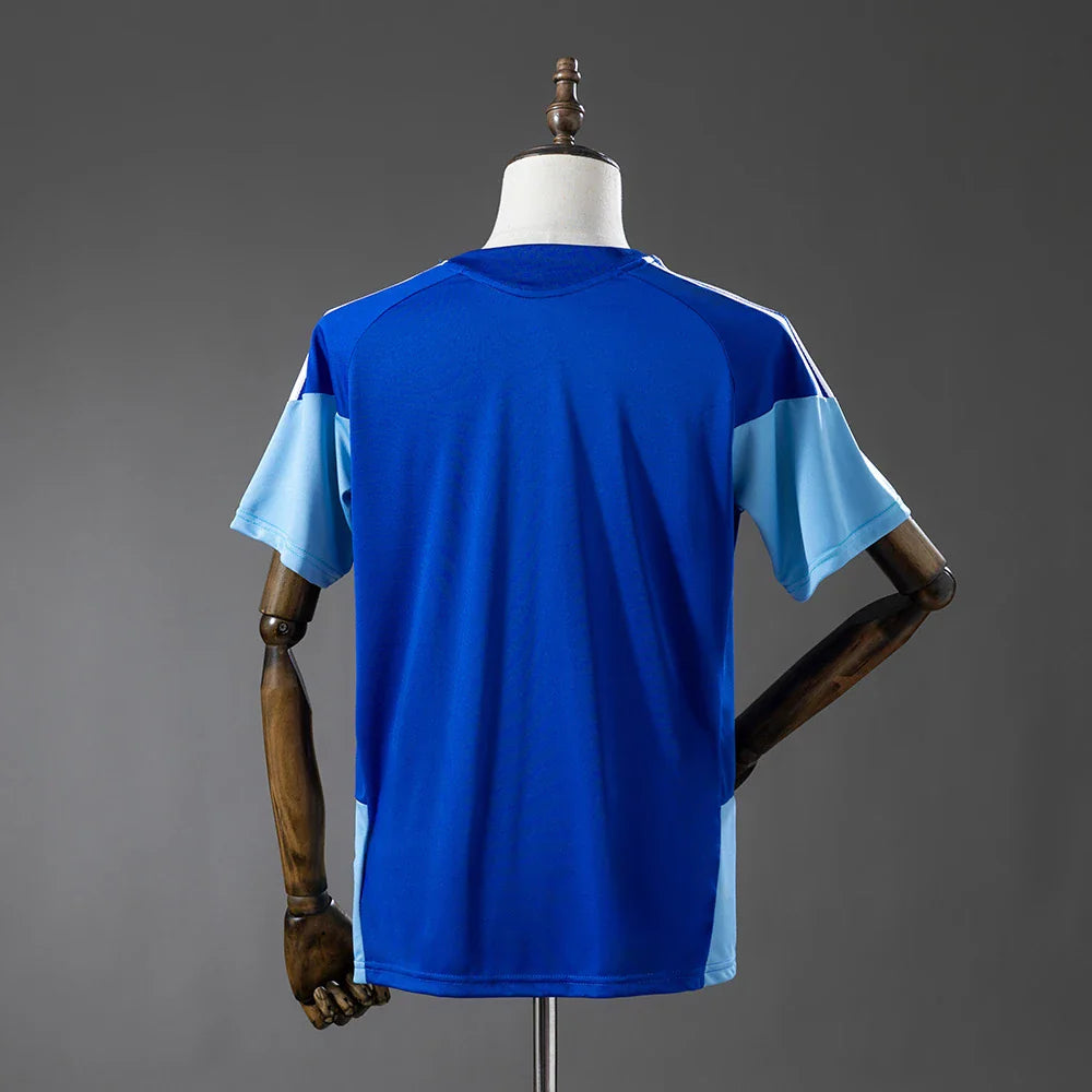 Camiseta de entrenamiento del Cruzeiro 26/27 con la espalda azul lisa - vista trasera