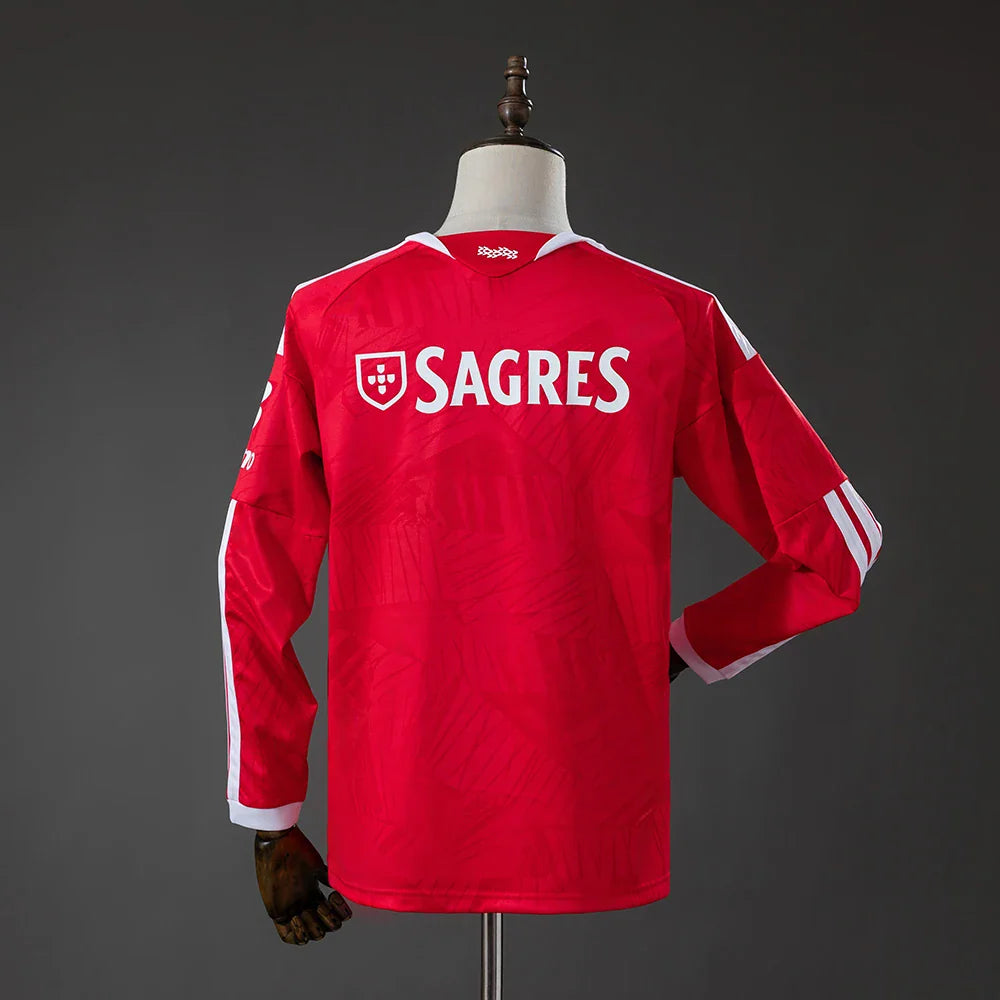 Camiseta Benfica primera equipación 26/27 manga larga roja - vista trasera