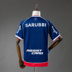Camiseta de portero del Nacional de Uruguay 26/27 con los rótulos de patrocinio - vista trasera