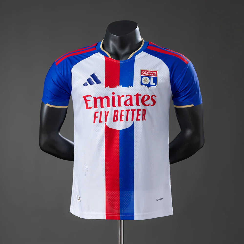 Camiseta del Olympique Lyon primera equipación 26/27 versión jugador - vista frontal