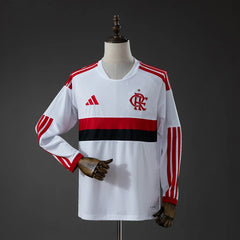 Camiseta Flamengo segunda equipación 26/27 manga larga, blanca - vista frontal