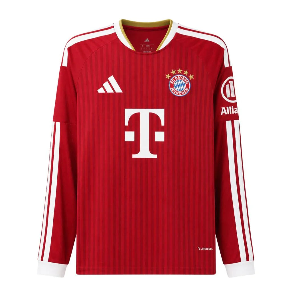 Camiseta roja de manga larga del Bayern Múnich primera equipación 26/27 - vista frontal