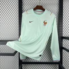 Camiseta Francia segunda equipación 2026 manga larga verde menta - vista frontal
