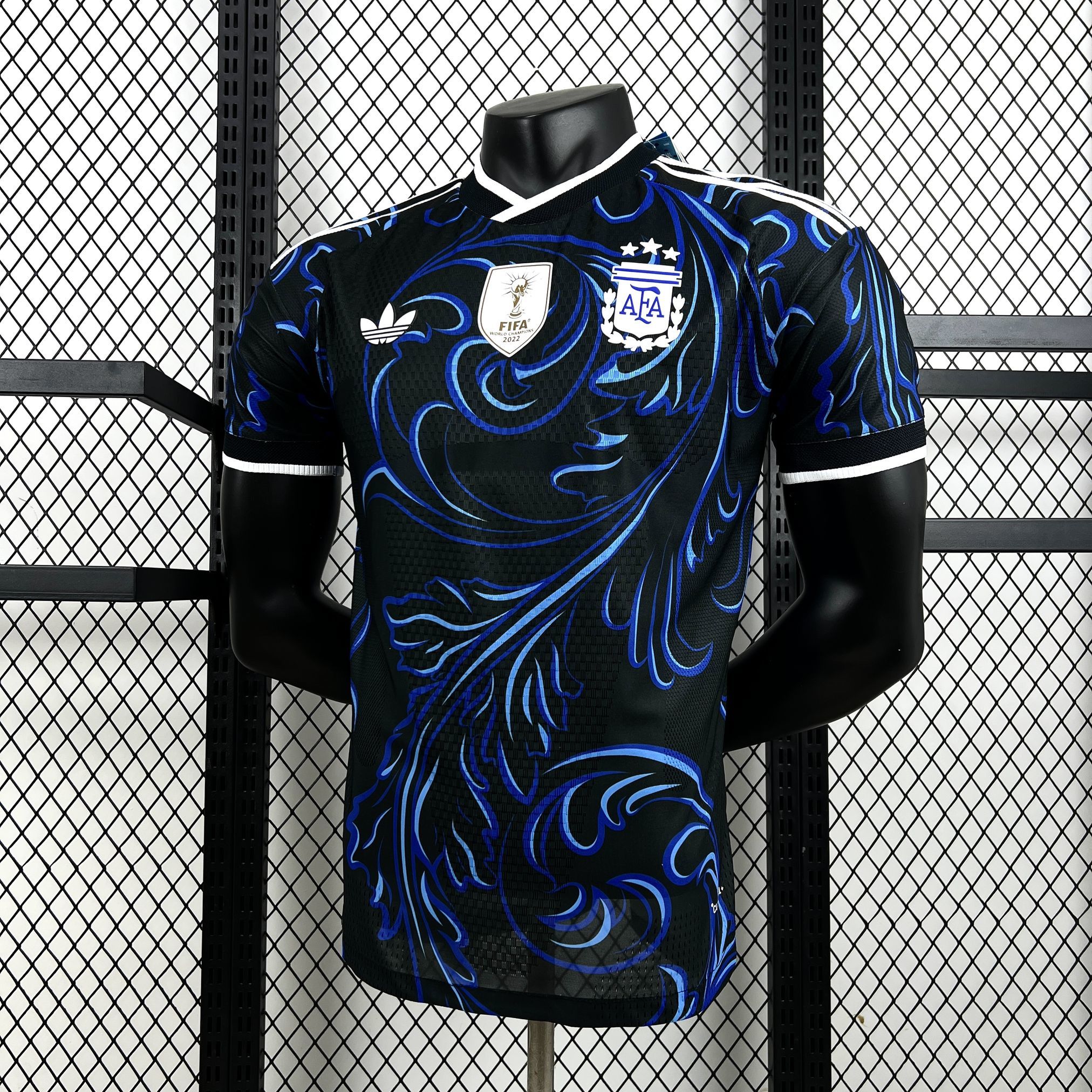 Camiseta de Argentina segunda equipación Mundial 2026 versión jugador - vista frontal
