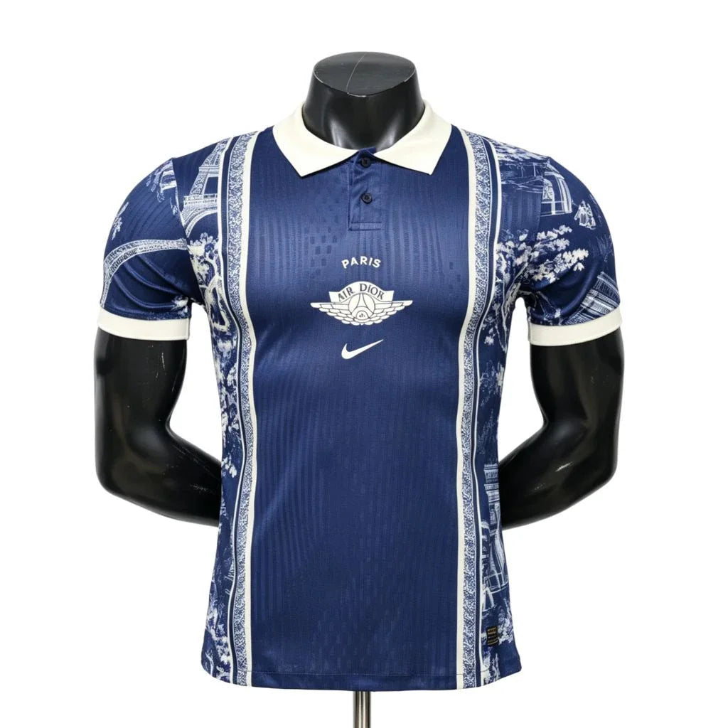 Camiseta especial del Paris Saint-Germain 2026/27 versión jugador en azul - vista frontal