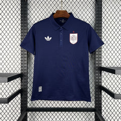 Polo España 2026 azul marino - vista frontal