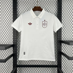 Polo España 2026 blanco - vista frontal