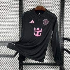 Camiseta Inter Miami segunda equipación 26/27 manga larga negra - vista frontal