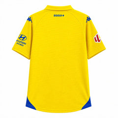 Camiseta amarilla del Cádiz primera equipación 26/27 - vista trasera