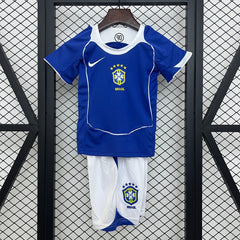 BRASIL SEGUNDA EQUIPACIÓN 2004 NIÑOS RETRO - Bota de Oro Tienda