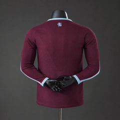 Camiseta Aston Villa Primera Equipación 26/27 Manga Larga Versión Jugador - Bota de Oro Tienda