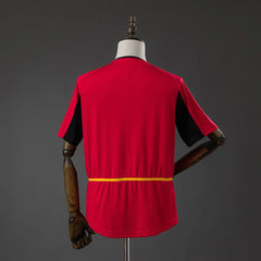 Camiseta Bélgica Primera Equipación 2002 Retro - Bota de Oro Tienda