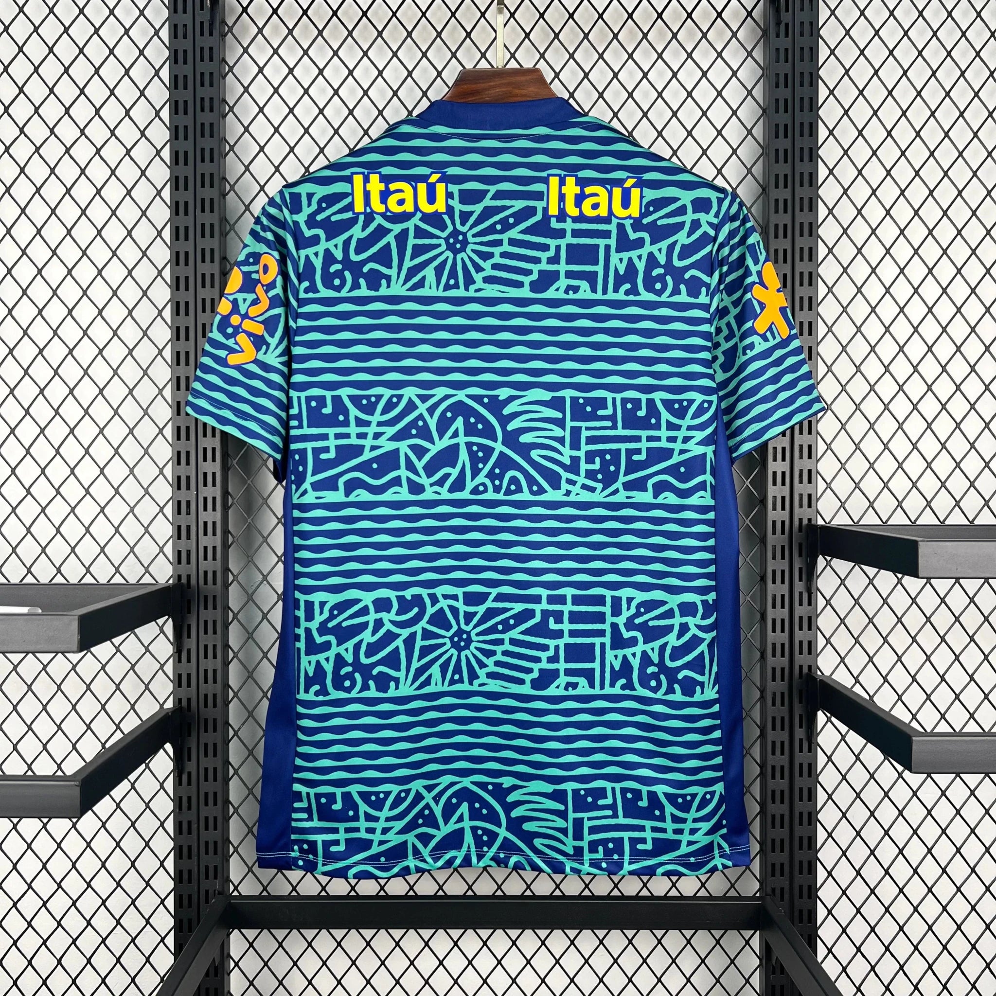 Camiseta Brasil Pre-Partido 2024 Hombre - Bota de Oro Tienda