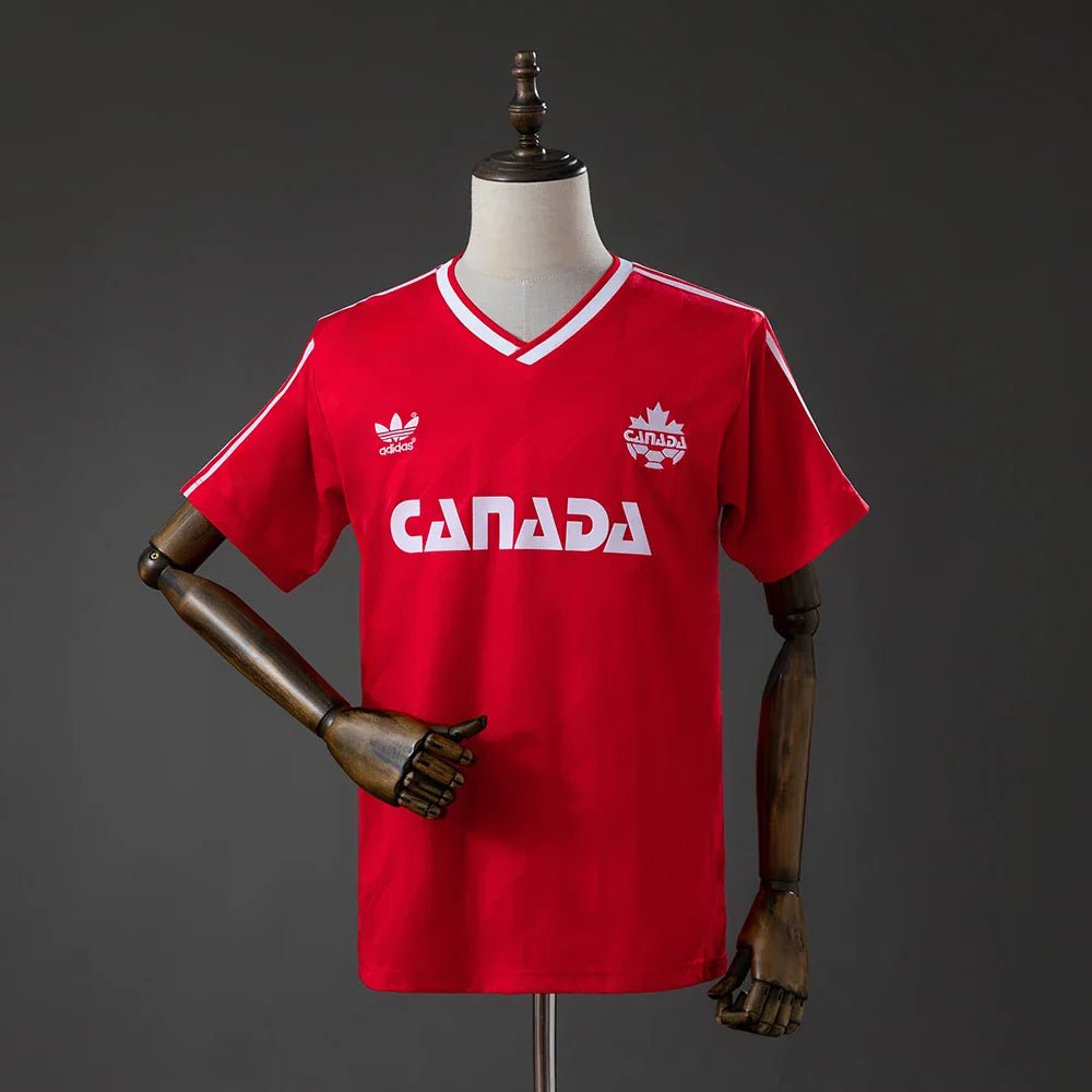 Camiseta Canadá Primera Equipación 1986 Retro - Bota de Oro Tienda
