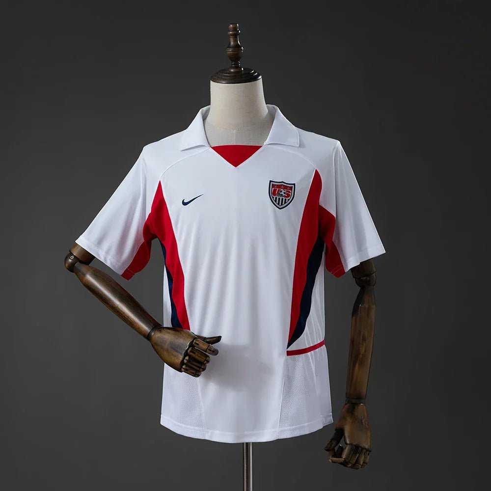 Camiseta Estados Unidos 2002 Primera Equipación Retro - Bota de Oro Tienda