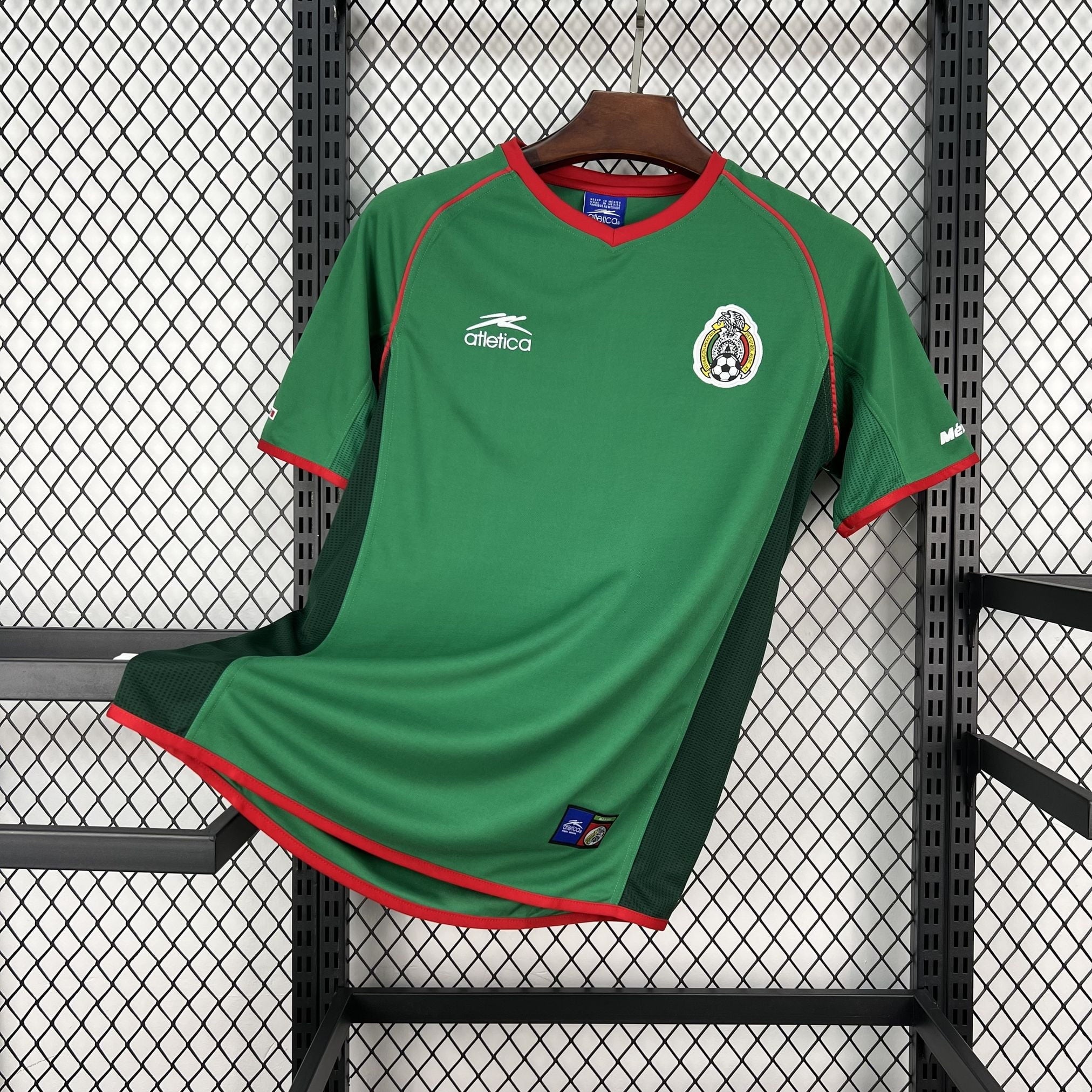 Camiseta México Primera Equipación 2002 Retro - Bota de Oro Tienda