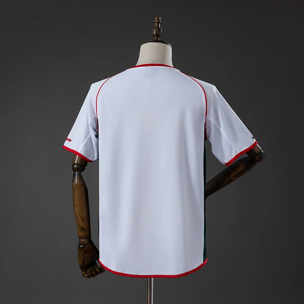 Camiseta México Segunda Equipación 2002 Retro - Bota de Oro Tienda