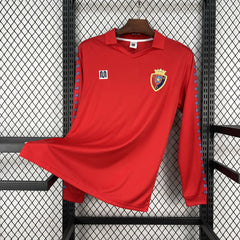 Camiseta Osasuna Primera Equipación 83/84 Retro Manga Larga - Bota de Oro Tienda