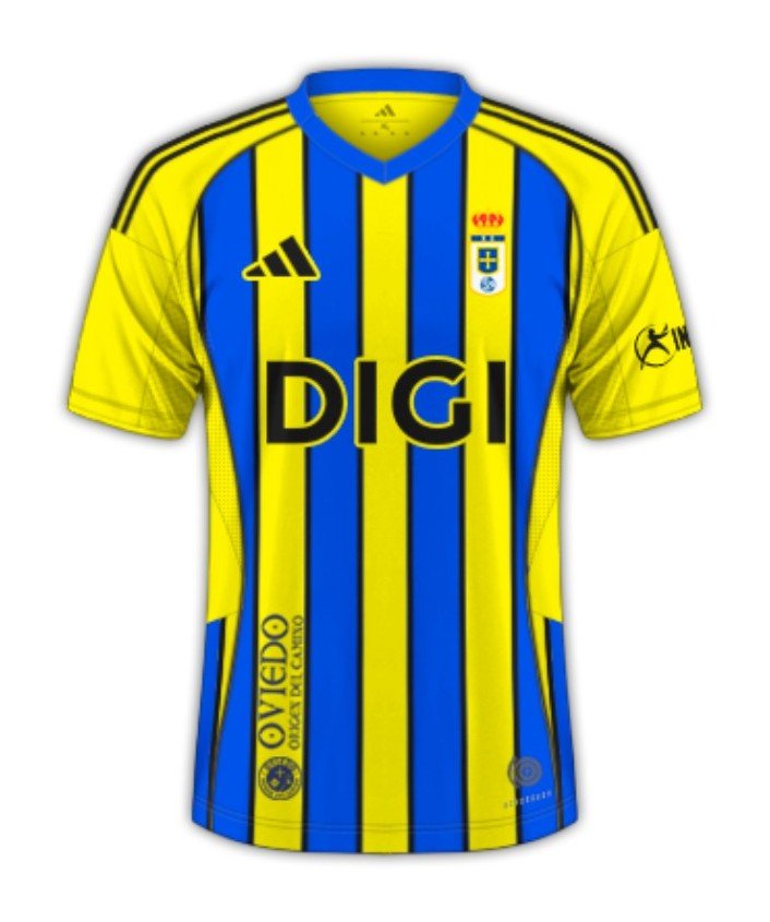 CAMISETA REAL OVIEDO SEGUNDA EQUIPACIÓN 25/26 HOMBRE - Bota de Oro Tienda