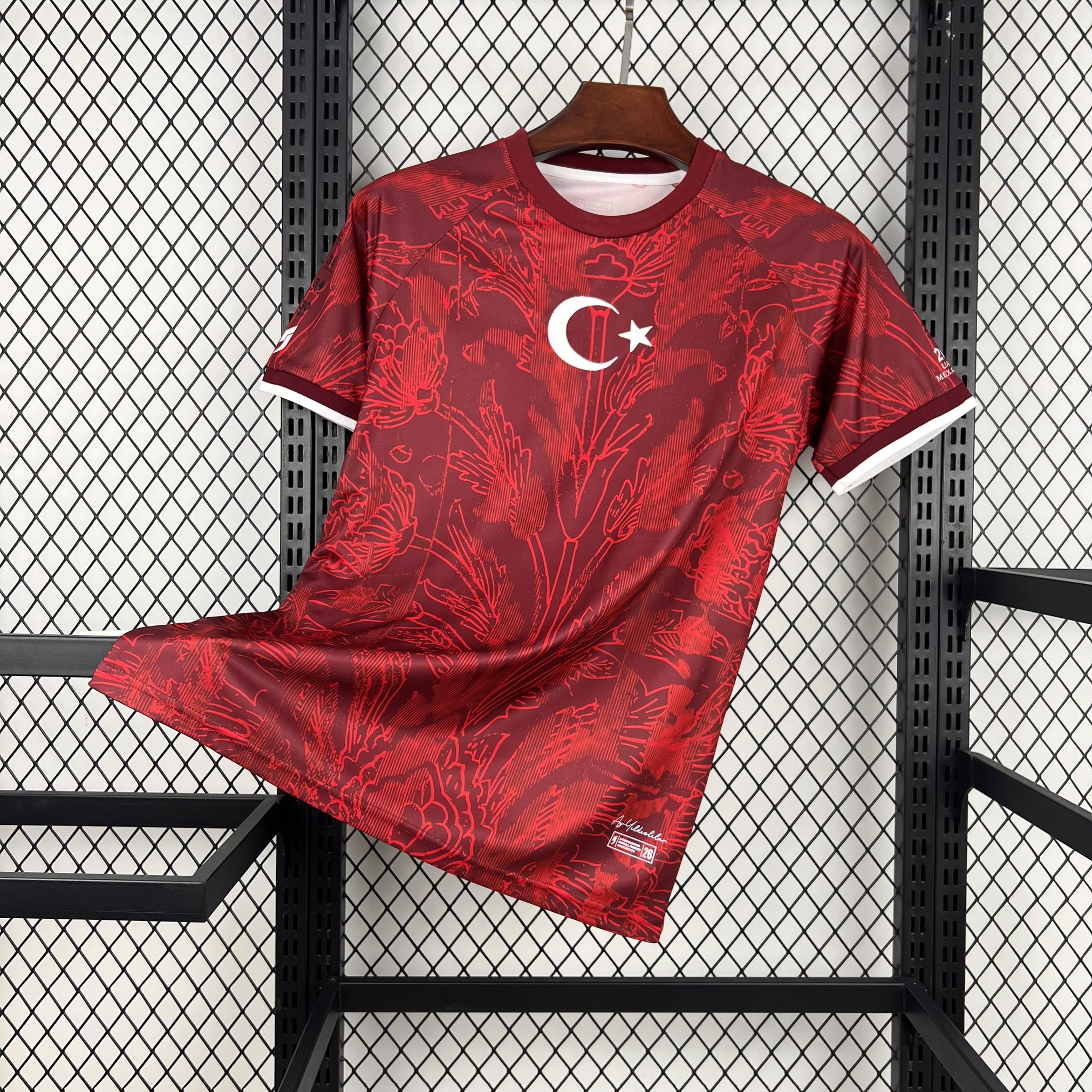 Camiseta Turquía Edición Especial Roja Mundial 2026 Hombre - Bota de Oro Tienda