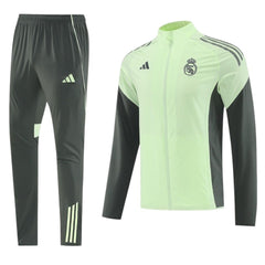 CHANDAL - REAL MADRID - Green Long Zip Windbreaker - Bota de Oro Tienda