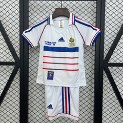 FRANCIA SEGUNDA EQUIPACIÓN 1998 NIÑOS RETRO - Bota de Oro Tienda