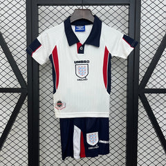 INGLATERRA PRIMERA EQUIPACIÓN 1998 NIÑOS RETRO - Bota de Oro Tienda