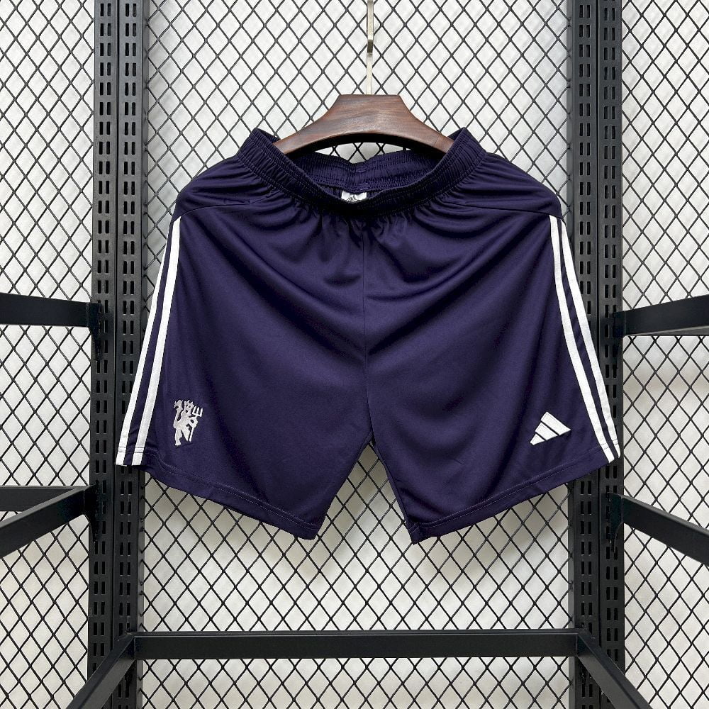 Manchester United 2025/26 Segunda Equipación Pantalón Corto Blanco - Bota de Oro Tienda