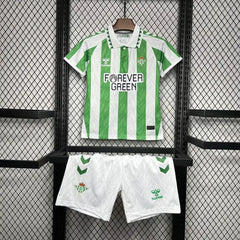 REAL BETIS I 24/25 CONJUNTO INFANTIL (FOREVER GREEN) - Bota de Oro Tienda
