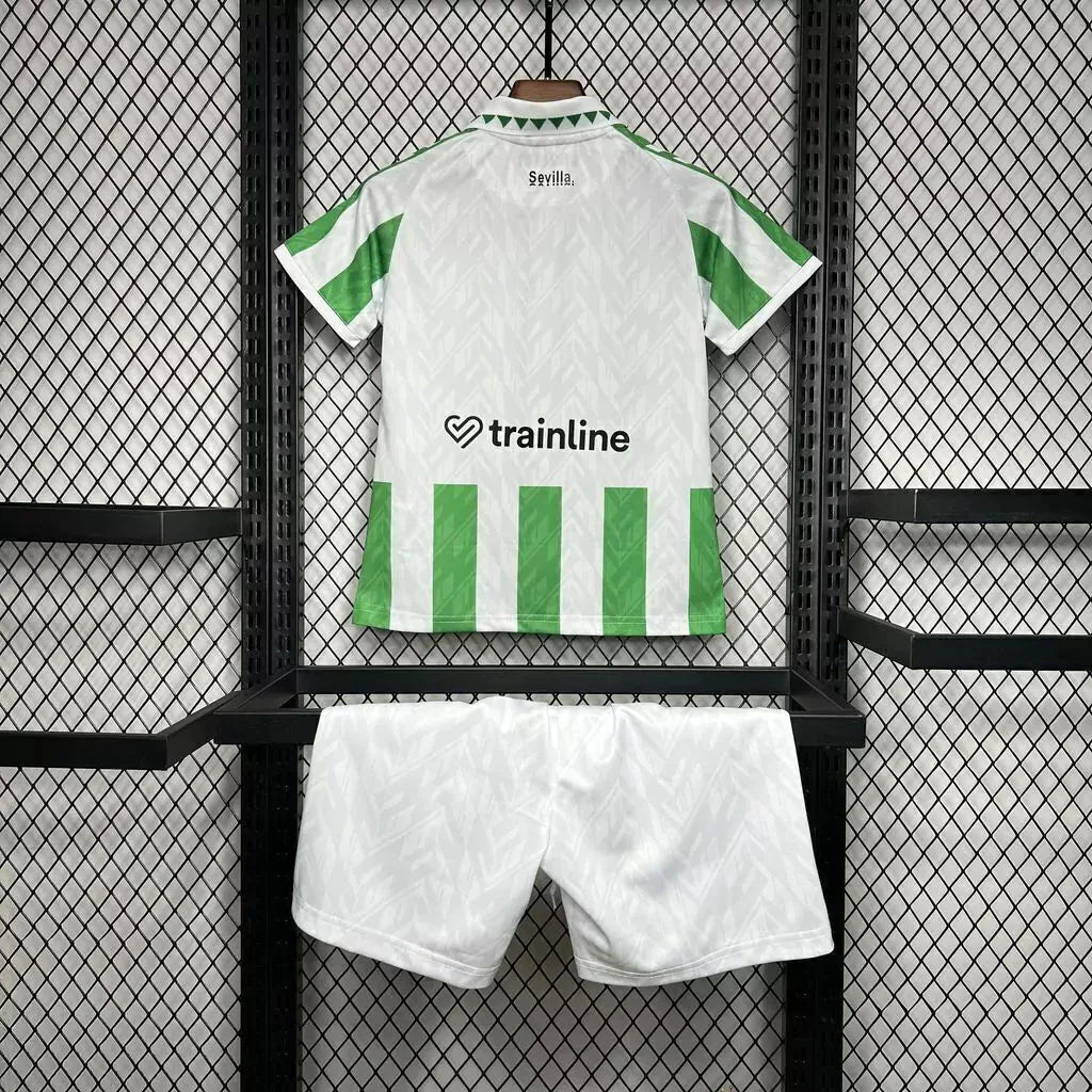 REAL BETIS I 24/25 CONJUNTO INFANTIL (FOREVER GREEN) - Bota de Oro Tienda