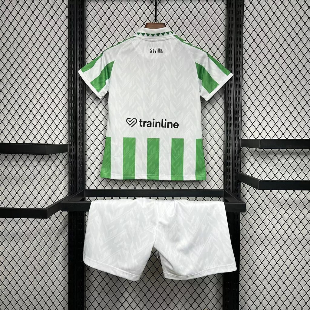 REAL BETIS I 24/25 CONJUNTO INFANTIL (FOREVER GREEN) - Bota de Oro Tienda