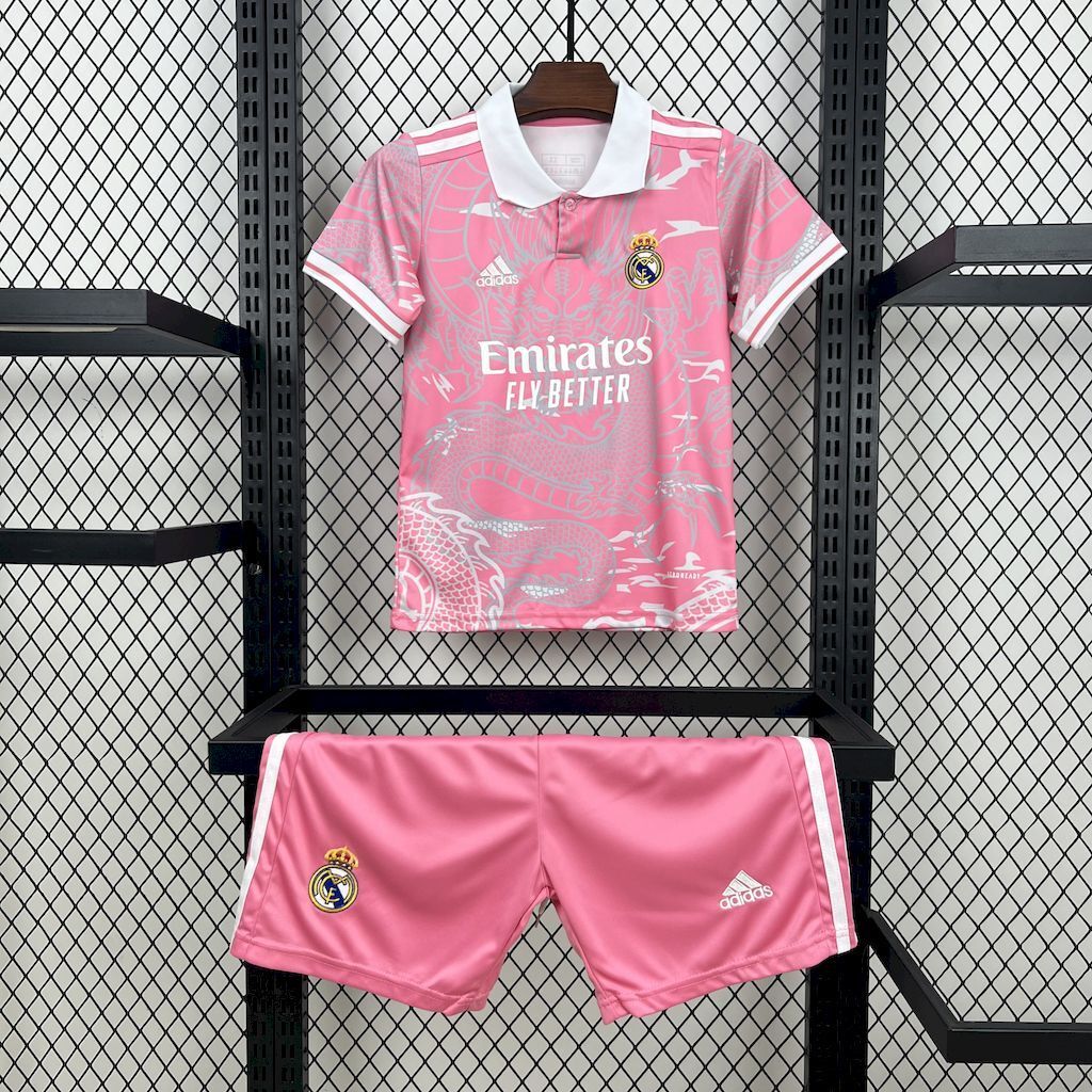 REAL MADRID EQUIPACIÓN DRAGON ROSA 25/26 NIÑOS - Bota de Oro Tienda