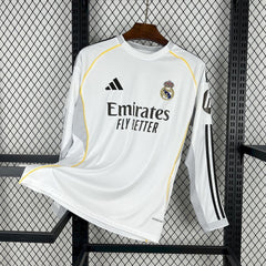 REAL MADRID PRIMERA EQUIPACION 25/26 MANGA LARGA - Bota de Oro Tienda